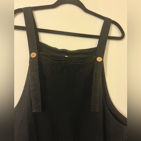 Linen overalls size XL (T112) - Picture 2 of 6